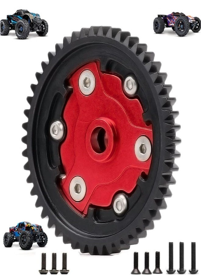 UURCSKY Steel 50T Spur Gear + Transmission Cush Drive Housing for 1/10 Maxx 1/5 X-Maxx 1/6 XRT RC Car Upgrades Parts #6448# 7793X - Image 1